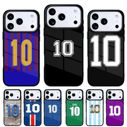 Funda iPhone con número 10 de fútbol - Carcasa trasera