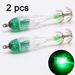 Luz LED mini para pesca de calamar subacuática con cebo intermitente