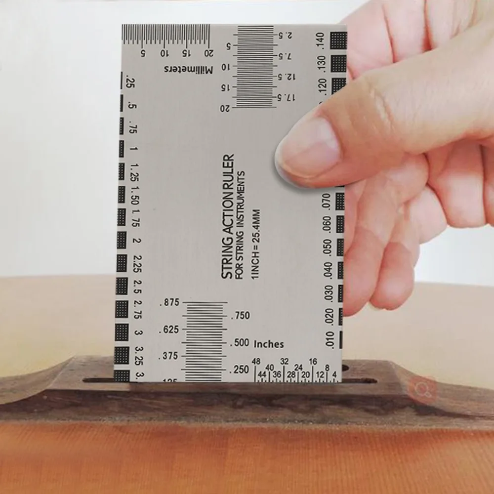 Protectores de trastes de metal plateado con herramienta de calibración - imagen 5