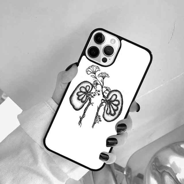 Funda en mano mostrando textura