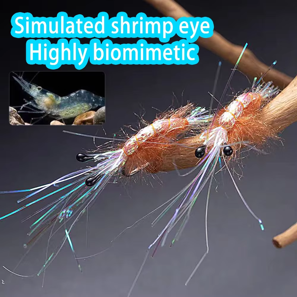 MNFT Ojos Realistas Cangrejo y Camarón – Para Atar Moscas de Pesca - imagen 5