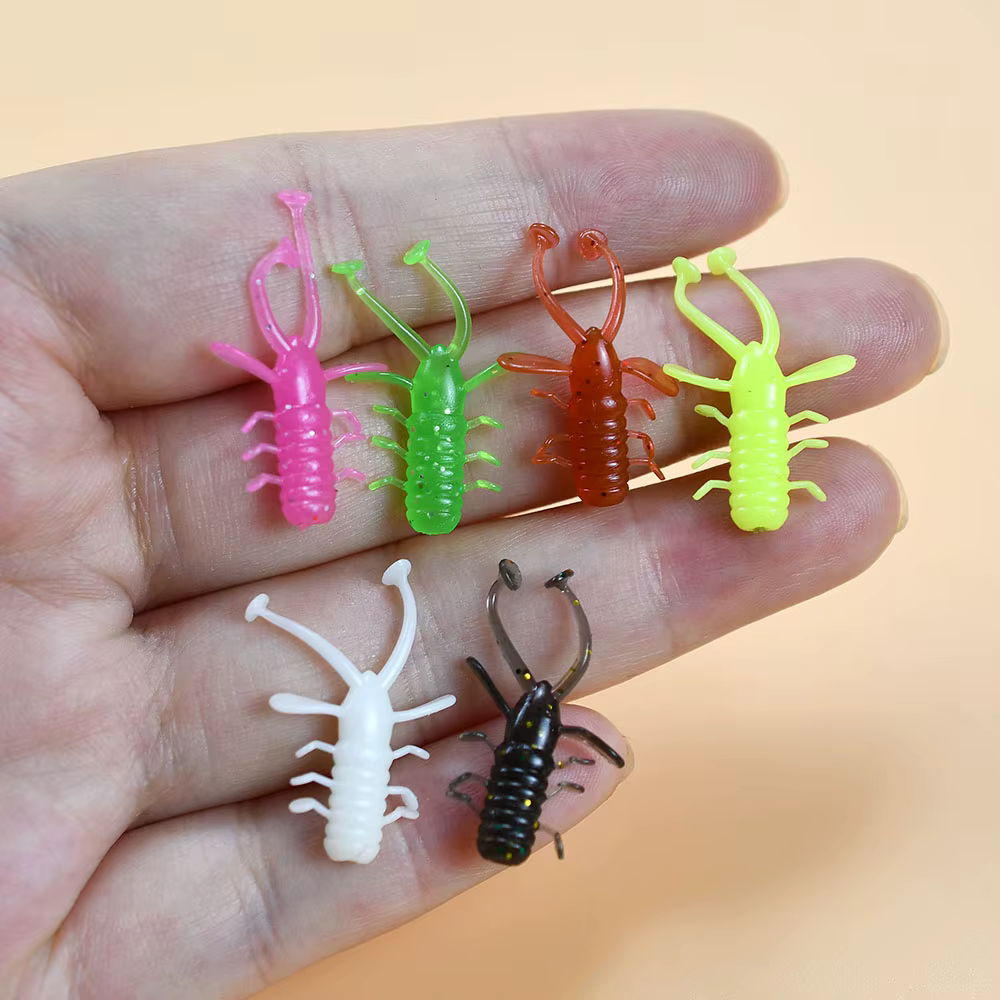 Señuelos blandos de micro larva TPR para drop shot y Texas rig - imagen 4