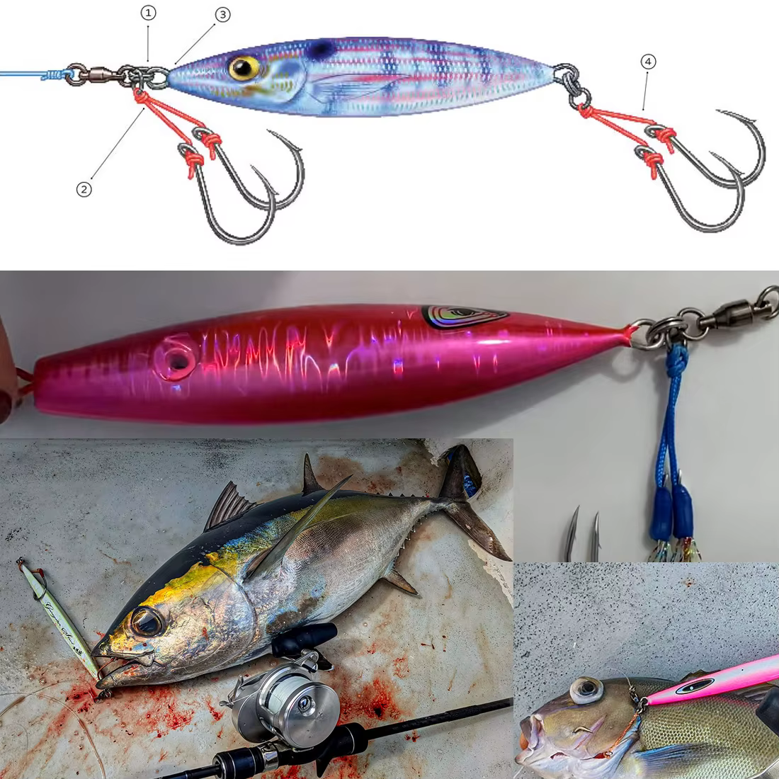 Conectores giratorios acero inoxidable con rodamiento para Jigging - imagen 5