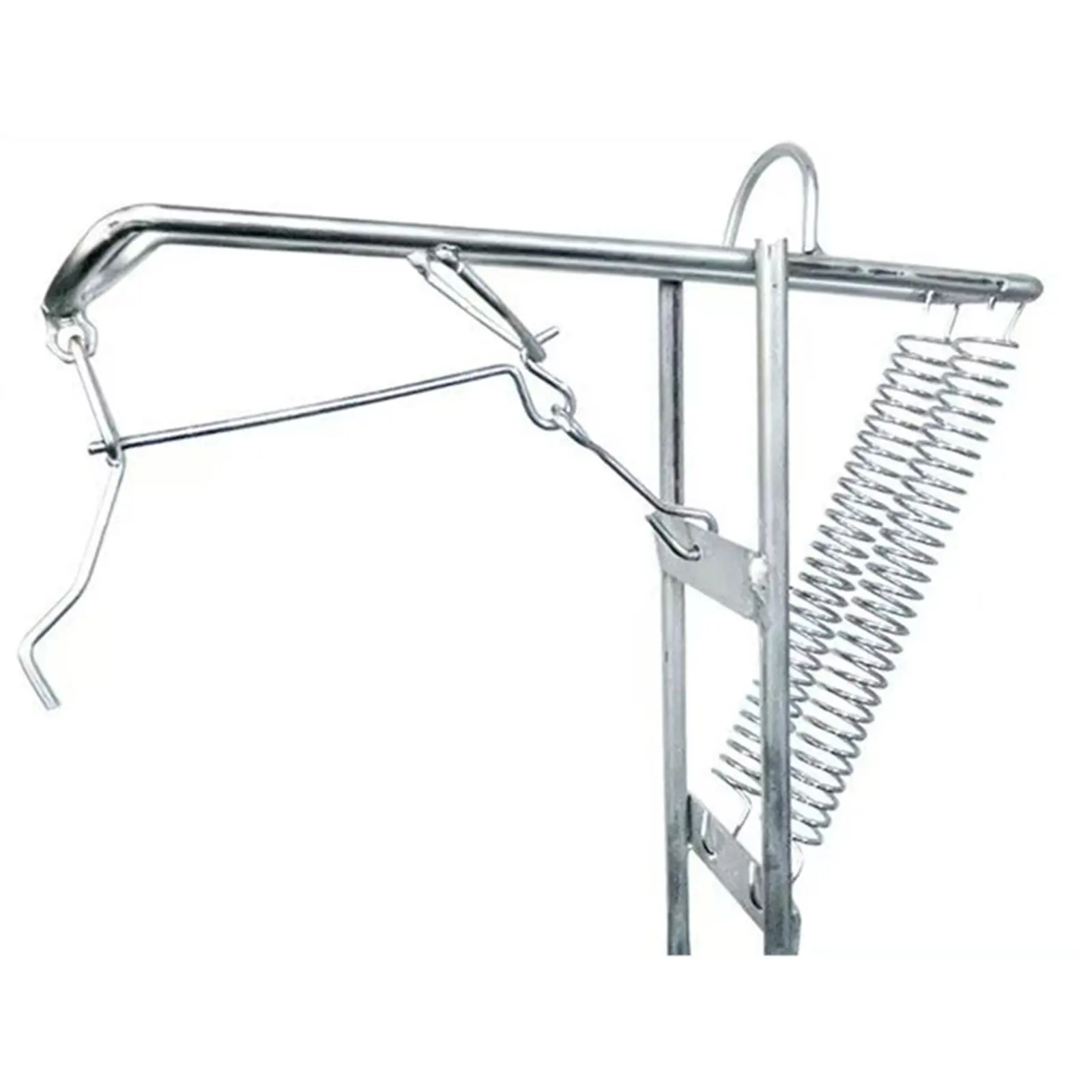 Soporte automático para caña de acero inox 304 con resorte - imagen 3