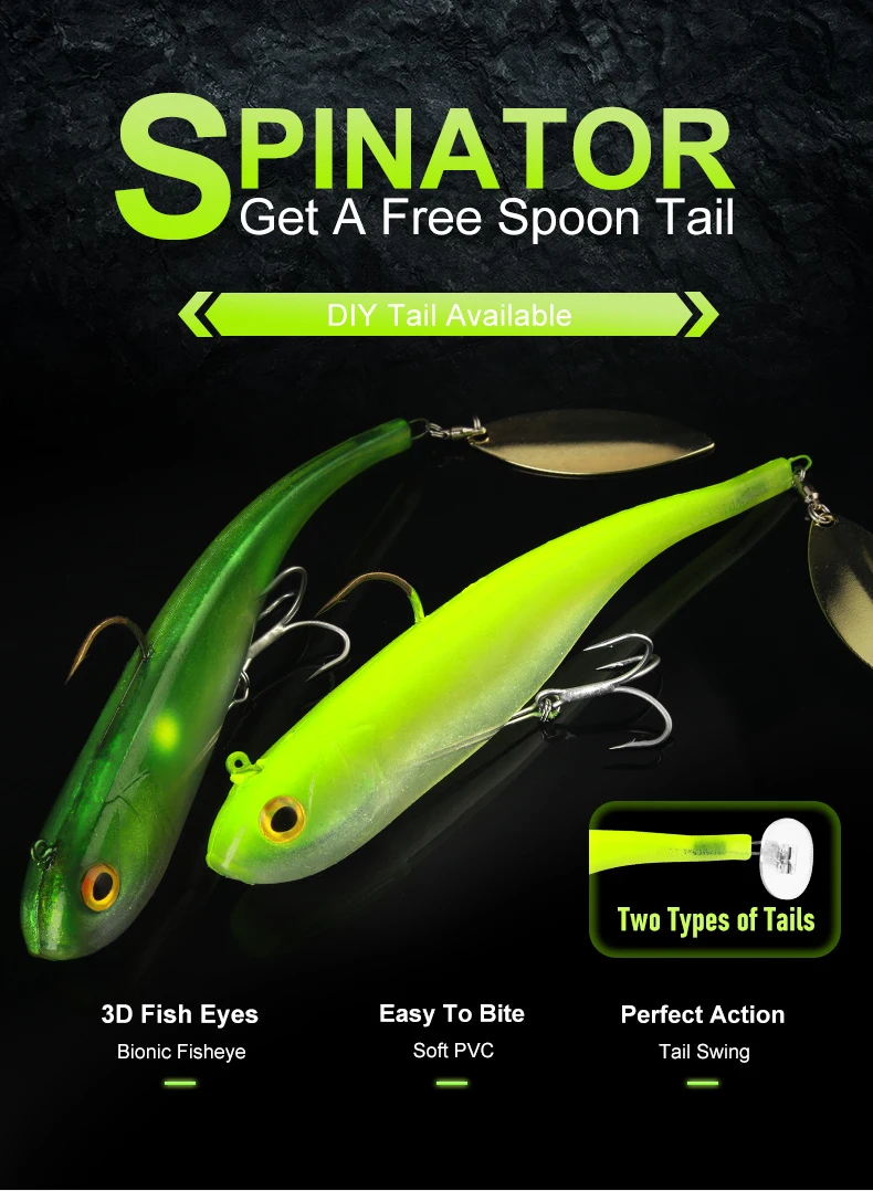 Señuelo blando Kingdom Sinking Wobbler 150mm y 47g