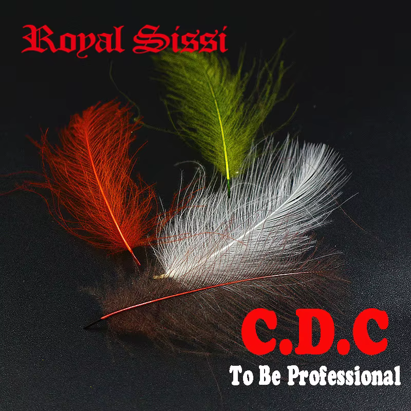 Royal Sissi Plumas CDC Cul de Canard Alta Flotabilidad Mosca Seca