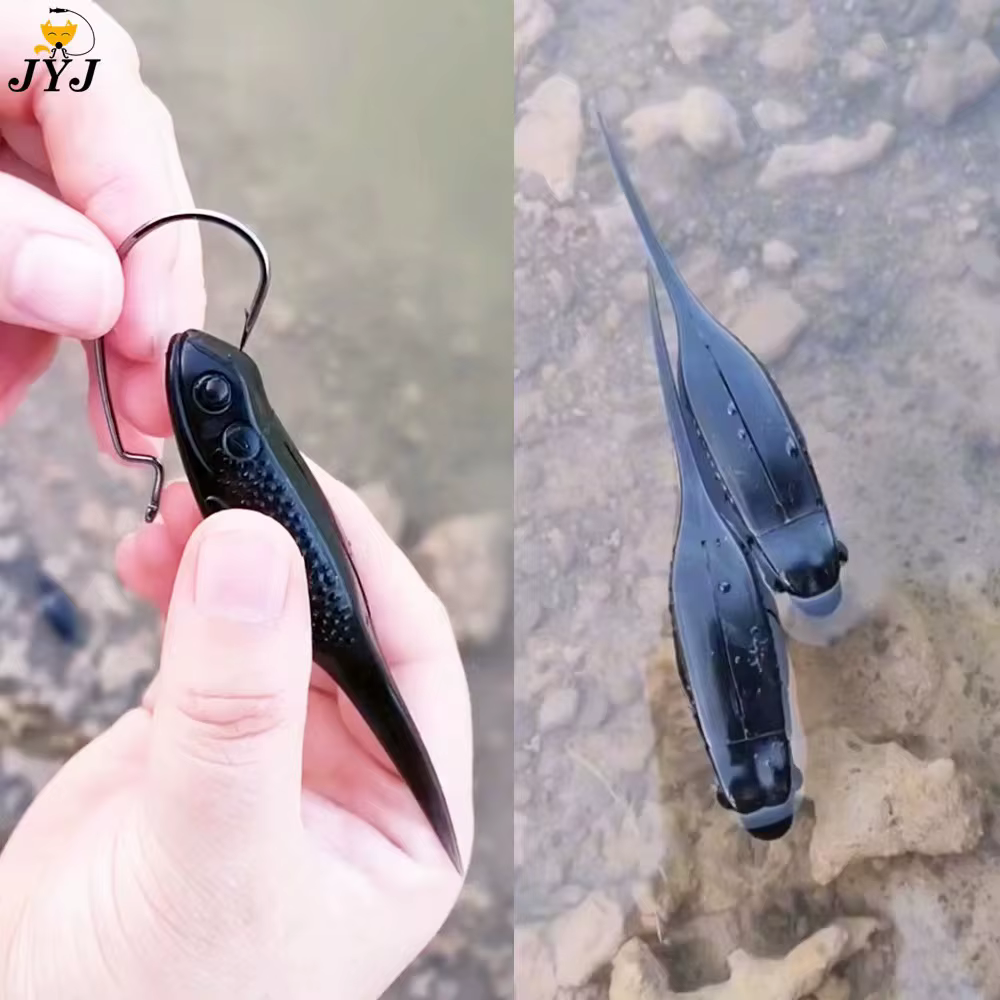 JYJ Ranita vinilo 10cm 12g – Señuelo hundimiento pesca - imagen 2