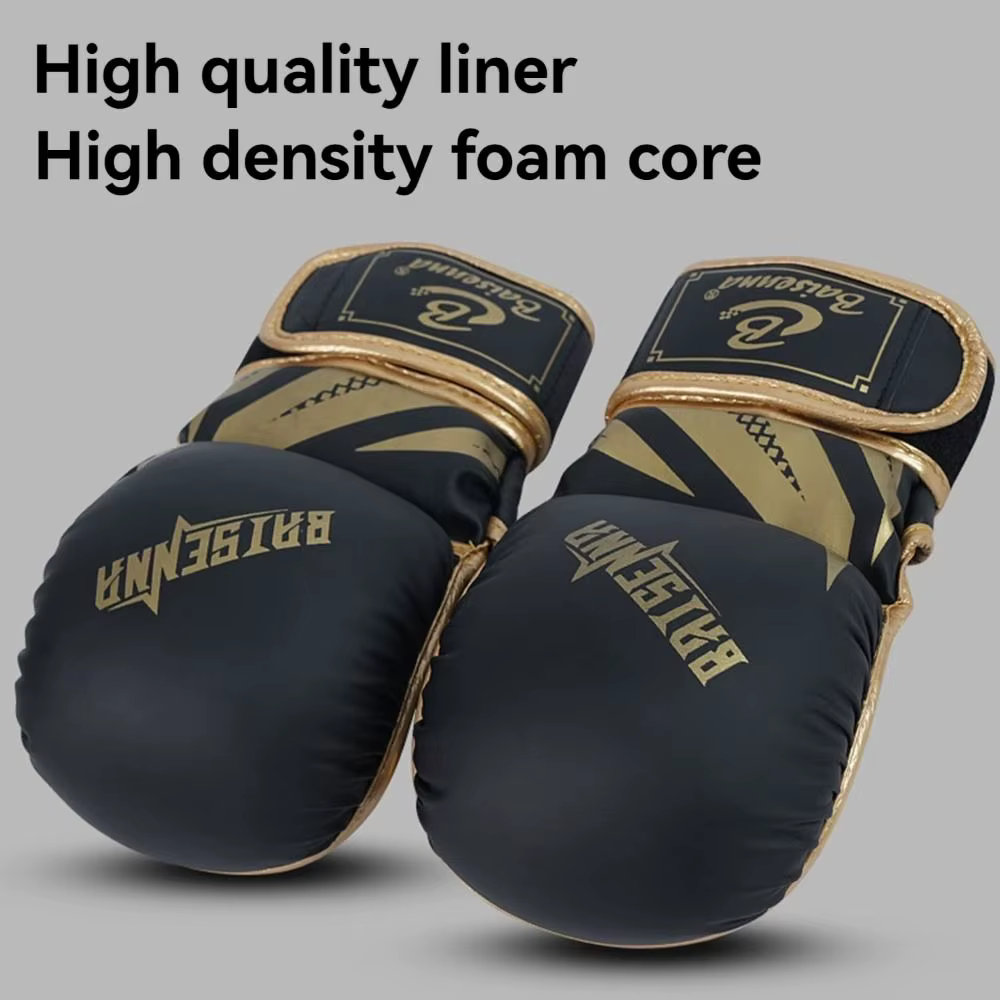 Guantes de boxeo PU para adultos – Palma abierta