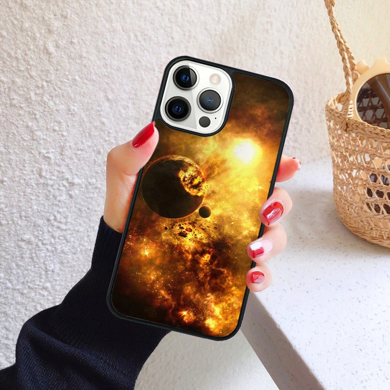 Detalle del patrón de constelaciones en la funda