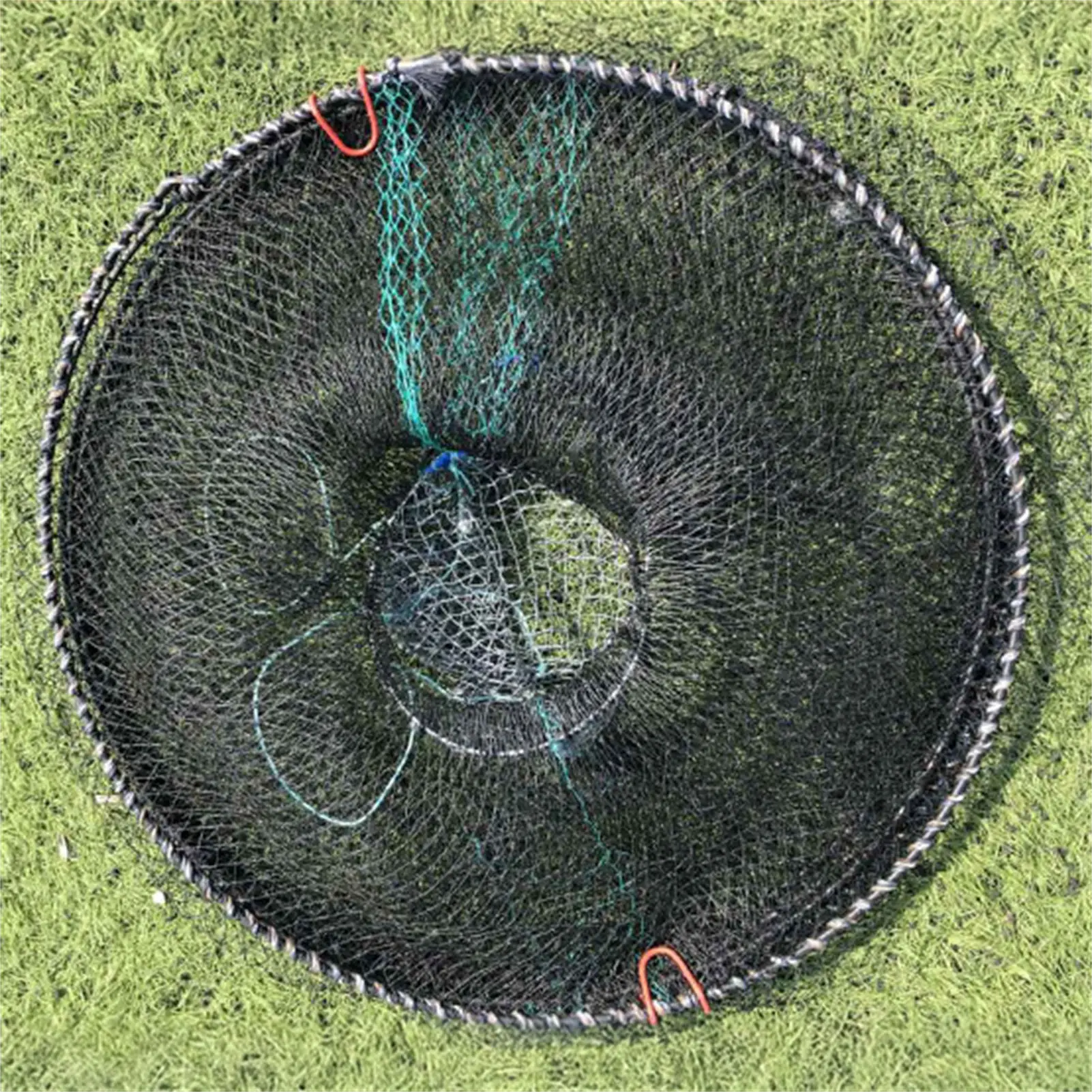 Trampa plegable de alambre y nailon para cangrejos y camarones - imagen 5