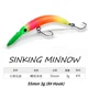 Swolfy Señuelo Minnow hundimiento Jerkbait para trucha en arroyo - imagen 3
