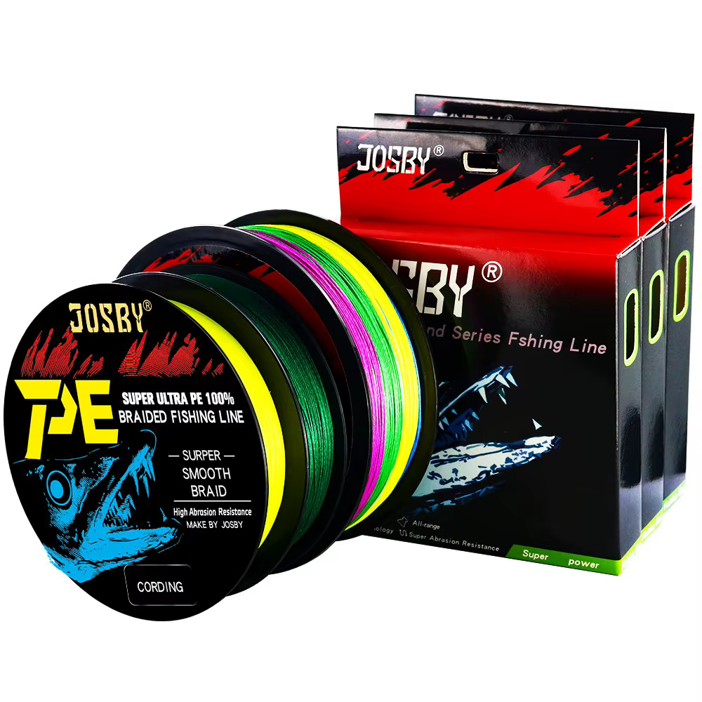 JOSBY Línea Trenzada Multifilamento – Tejido Extreme para Carpa y Mar