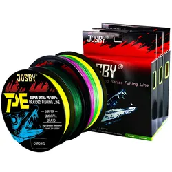 JOSBY Línea Trenzada Multifilamento – Tejido Extreme para Carpa y Mar