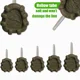Plomos de carpa craquelados insertables en tubo antienredos fondo - imagen 3