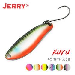Señuelo cuchara Jerry Kuyu para trucha – Swimbait metálico giratorio