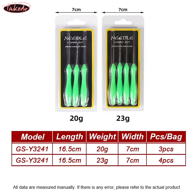 TAKEDO Kit Agujas para Boilie de Acero – Herramienta Aparejo Carpa - imagen 2