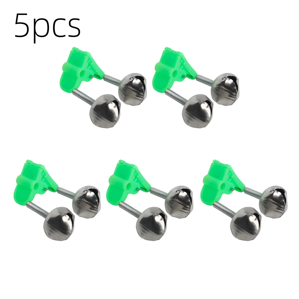 Campanas de alarma de pesca con clip verde