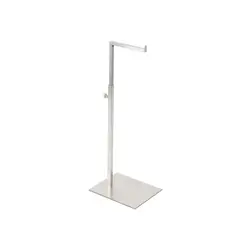 Expositor ajustable para bolsos de acero inoxidable dorado o plateado