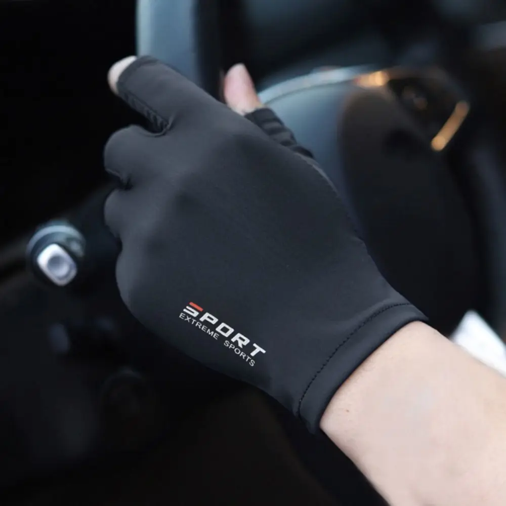 Guantes de seda de hielo con compatibilidad táctil
