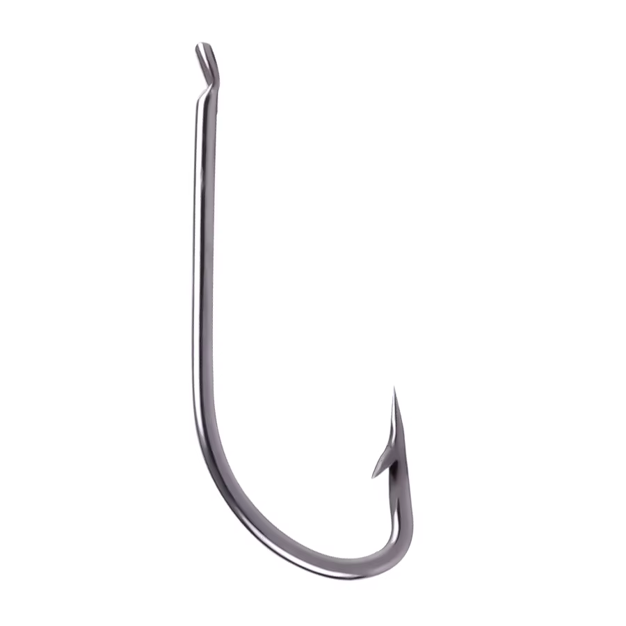 Anzuelo Fish King con púas – Acero carbono para lubina y vinilo - imagen 3