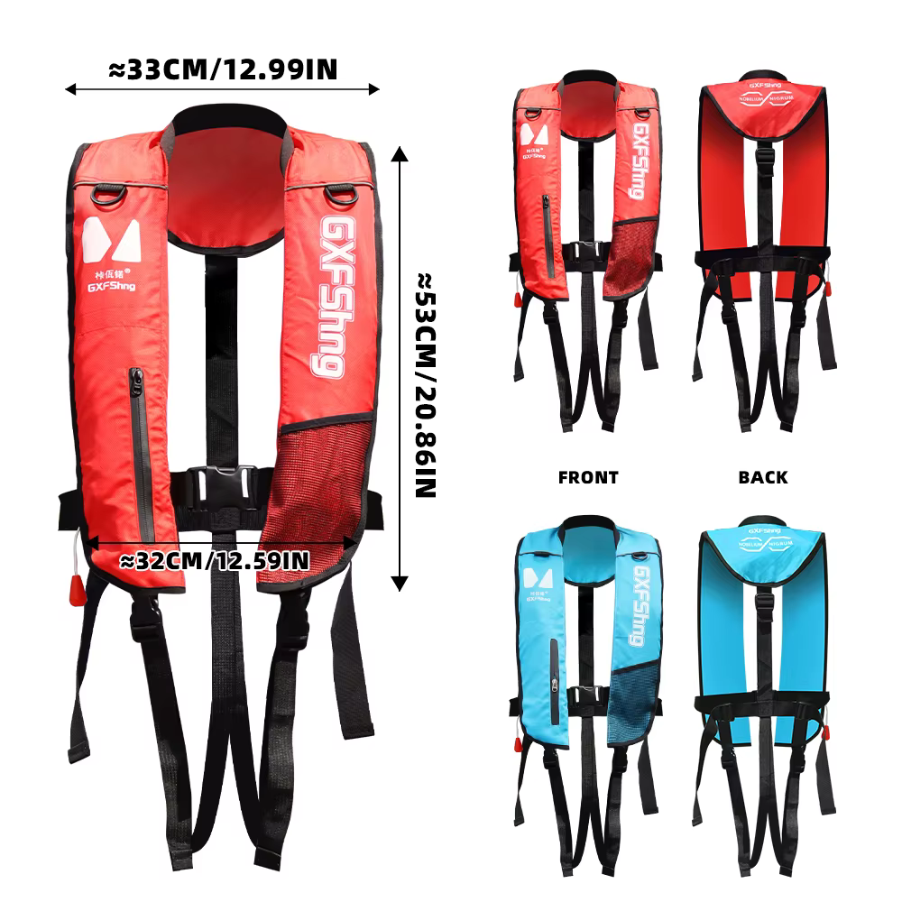 Detalle del sistema inflable automático