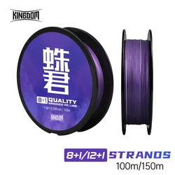 Kingdom X9/X12 Línea PE trenzada para agua salada