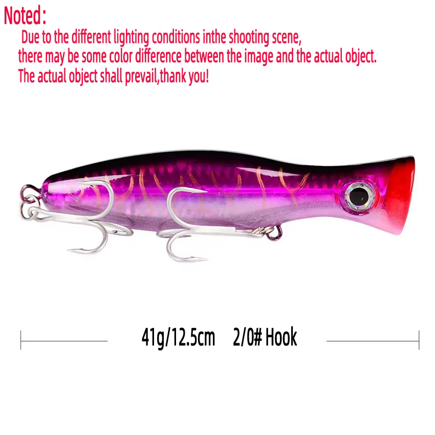 Big Popper Wobbler – Señuelo topwater para pesca en agua salada - imagen 5