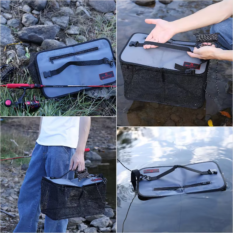 Sougayilang Trampa de Pesca Plegable para Peces y Crustáceos - imagen 5