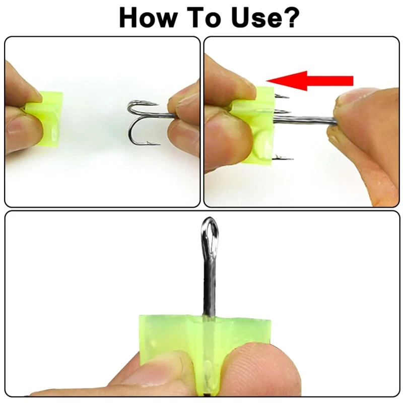 Goture Protectores de Anzuelos Triples – Cubiertas plástico ligeras - imagen 3