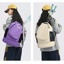 Mochila impermeable multifuncional para raqueta de bádminton
