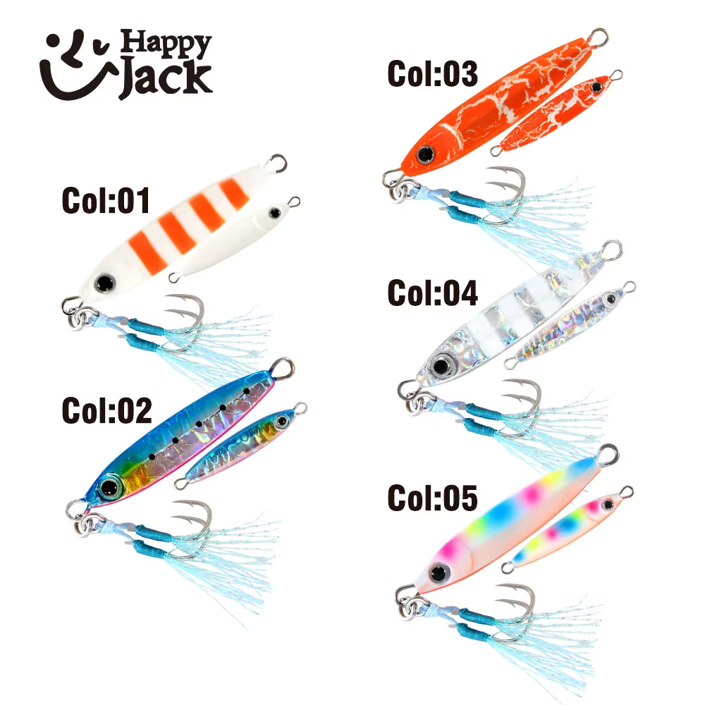 HAPPYJACK Micro Jig de Costa – Señuelo para Shore Casting - imagen 5