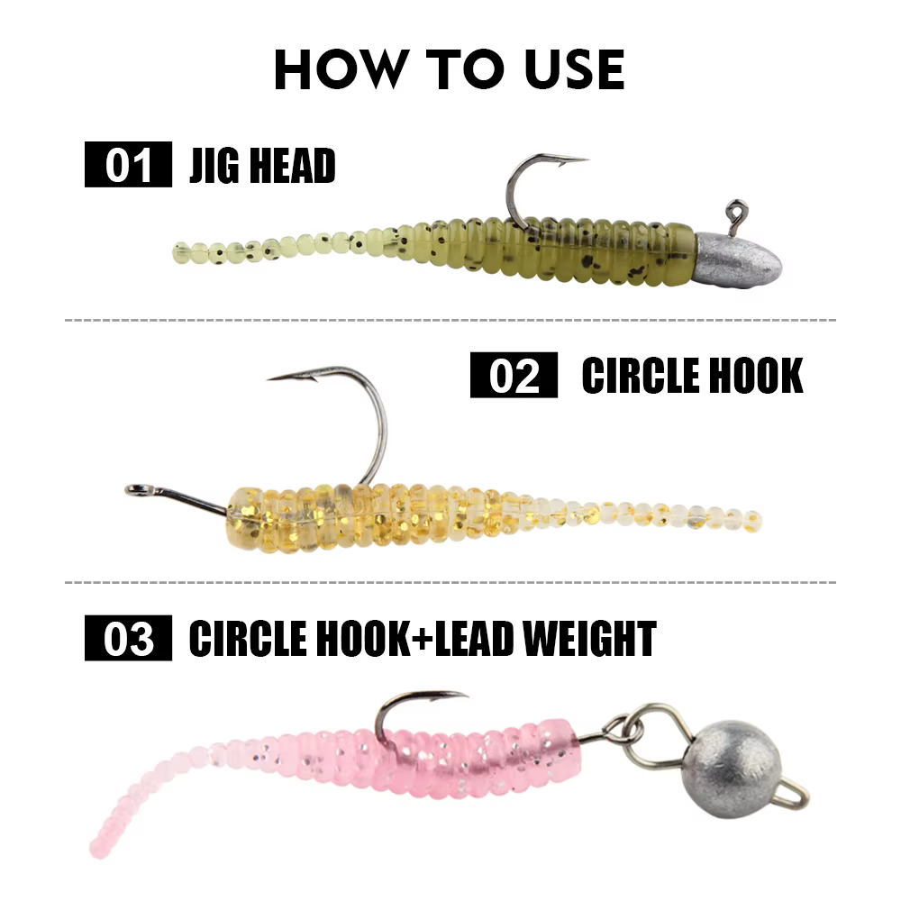 Spinpoler Mini Micro Minnow – Cebo blando 4cm para lubina - imagen 3
