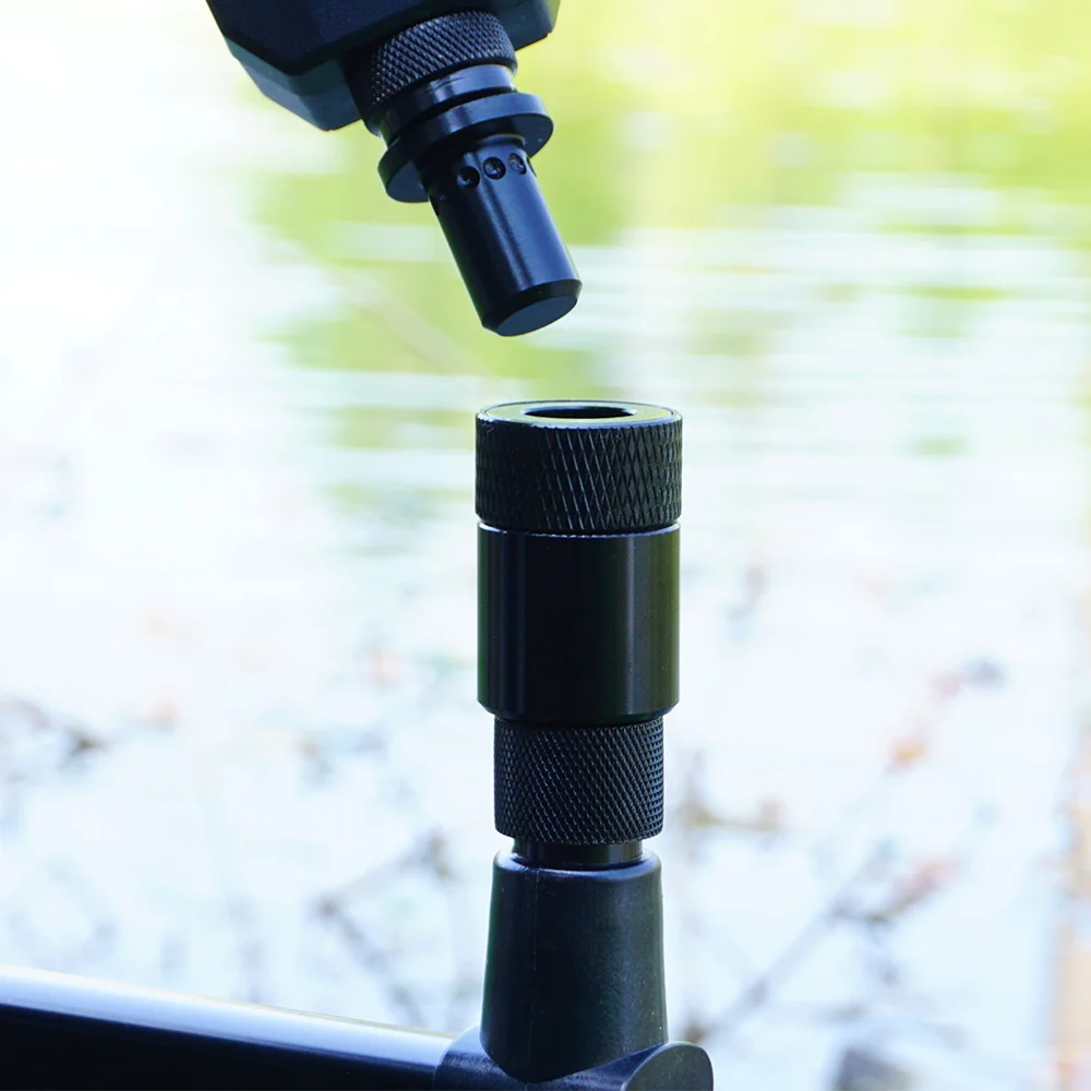 Hirisi Conector de cambio rápido de aluminio para pesca carpa - imagen 2