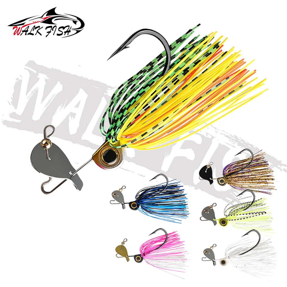 Chatterbait WALK FISH con cuchilla grande para lucio y lubina - imagen 3