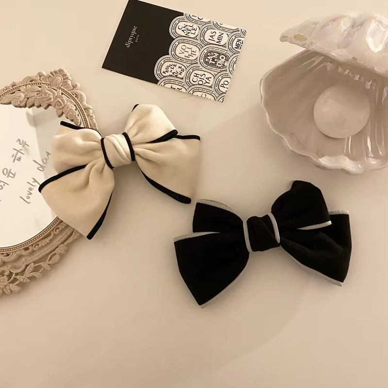 Pinza pelo lazo mujer - Horquilla cachemira imitación elegante - imagen 3