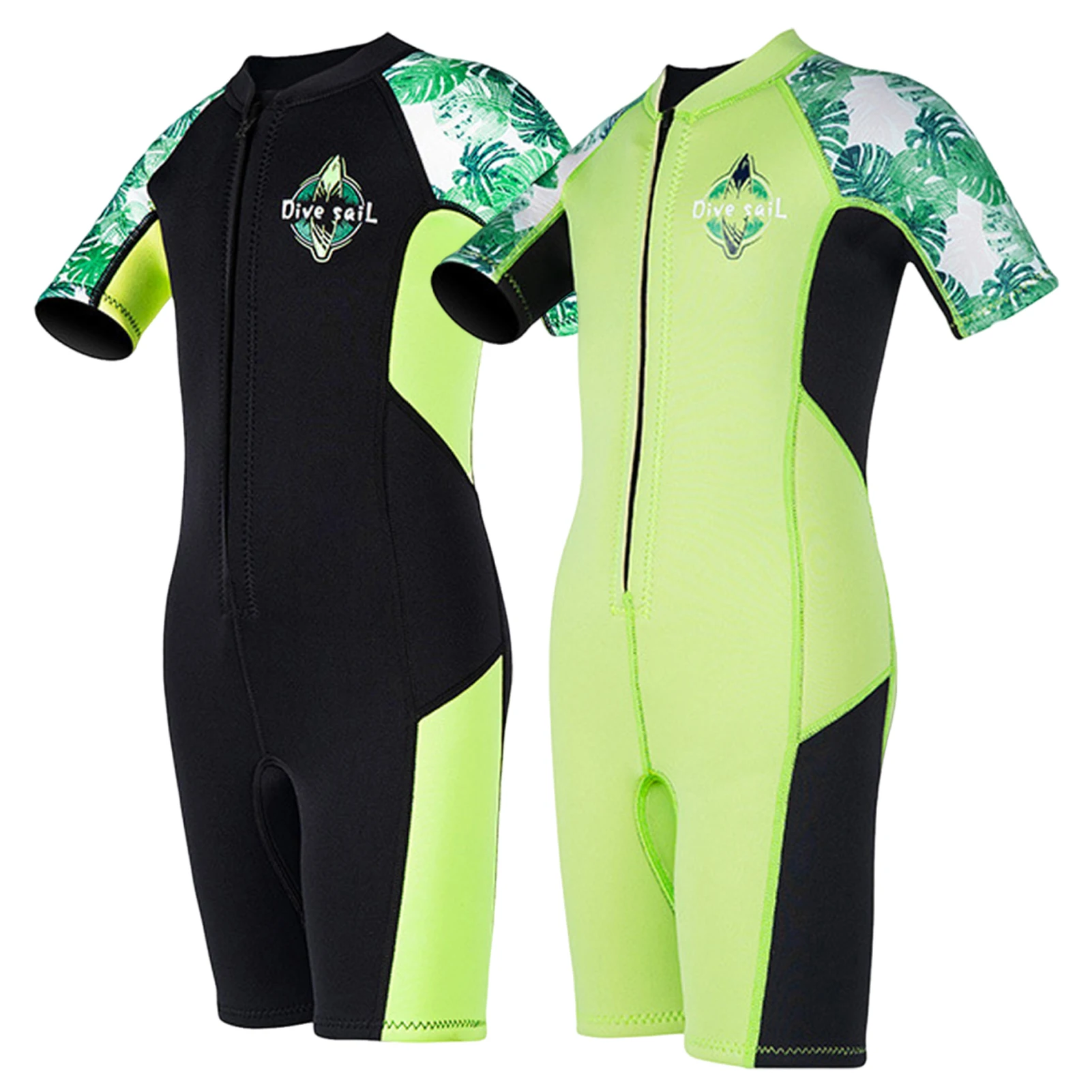 Traje de neopreno infantil manga corta para surf y snorkel - imagen 5