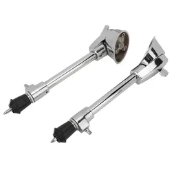 Patas ajustables antideslizantes para tambor: metal plateado
