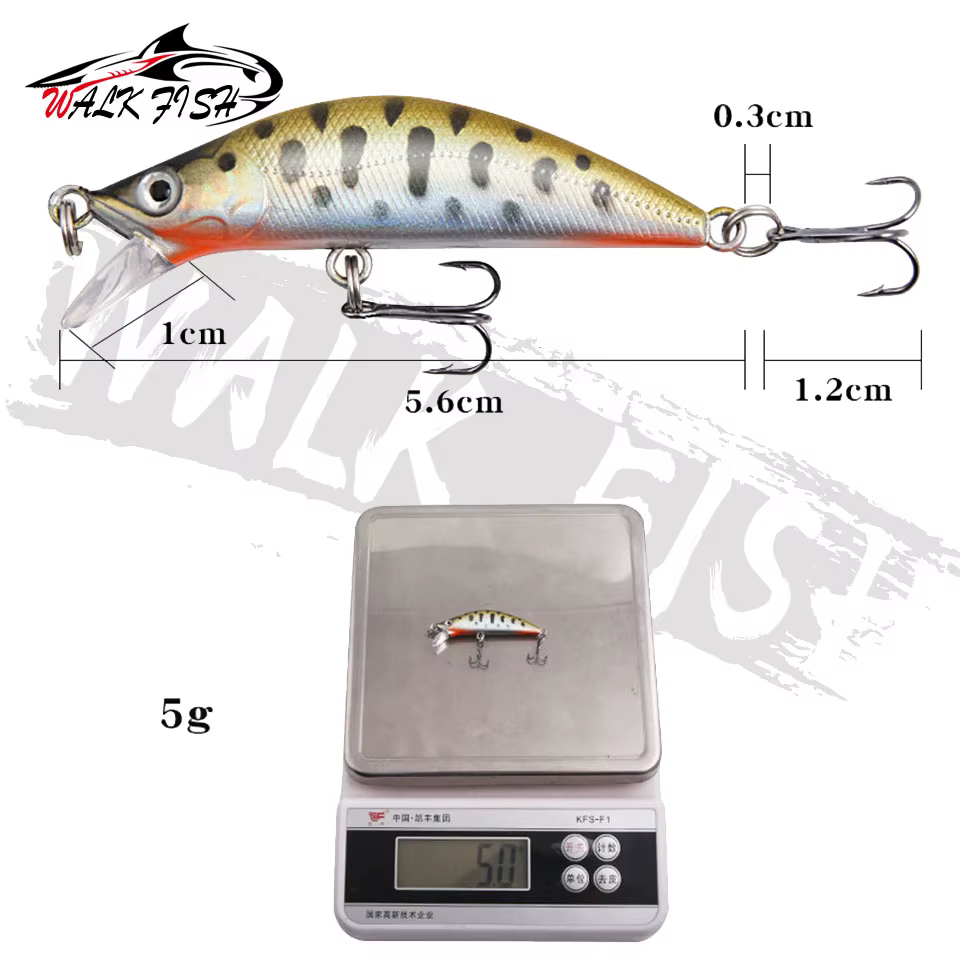 Señuelo Wobbler WALK FISH – Cebo Duro que Imita Pececillos - imagen 5