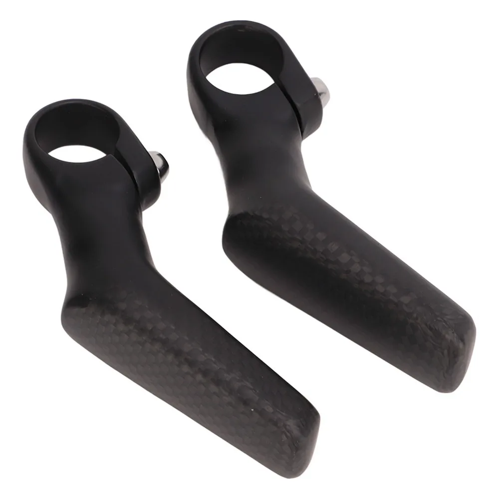 Extremos de manillar fibra de carbono en forma de L ergonómicos ligeros