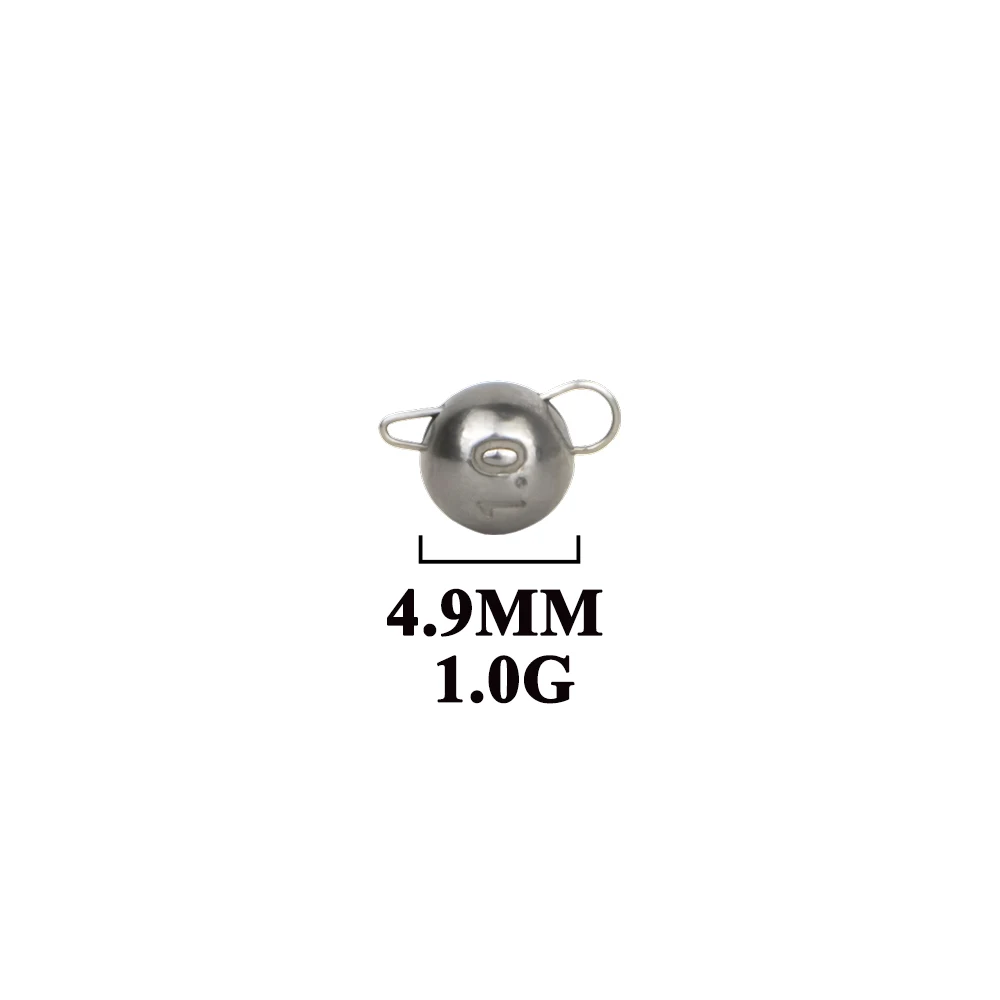 Plomos Cheburashka de tungsteno Wolfram para vinilo blando pesca - imagen 3