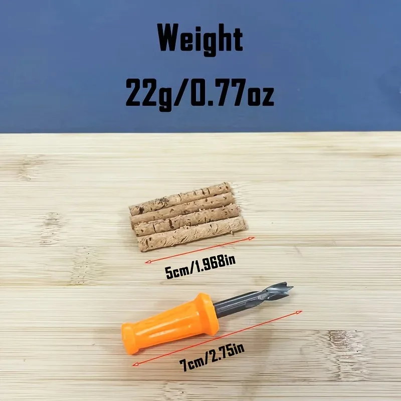 Señuelos de carpa naranja – brocas 6‑8 mm con mango madera - imagen 5