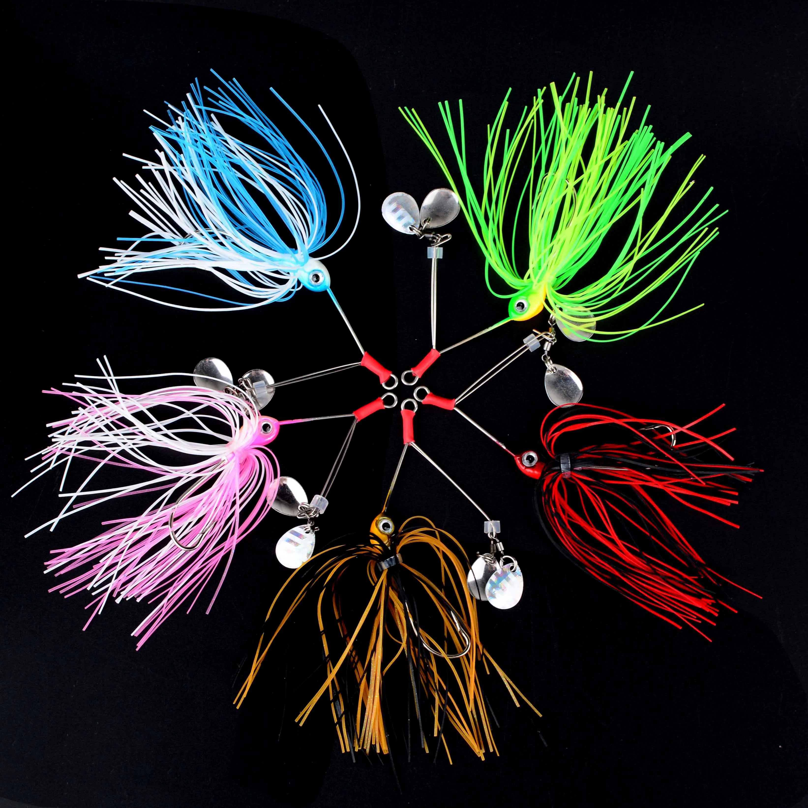 Señuelo chatterbait con falda de goma para lubina - imagen 4