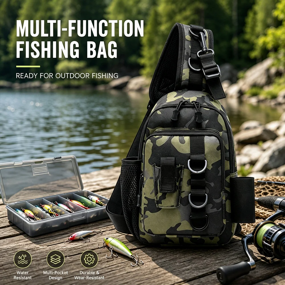 Kit de señuelos crankbait, cucharas y jigs con bolsa multifunción - imagen 5