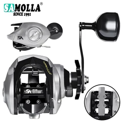 Samolla Carrete Baitcasting 6.3:1 – Arrastre 15KG para pesca marina