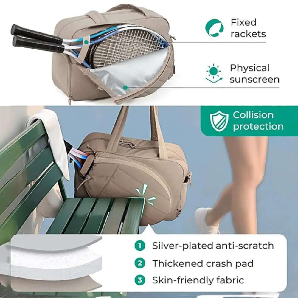 Bolsa deportiva con materiales y acabado