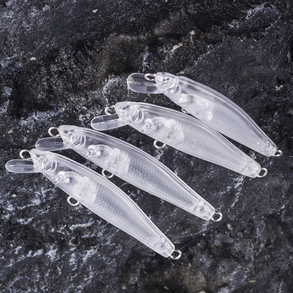 Dr.Holife Mini Minnow flotante sin pintar con cascabeles DIY - imagen 3