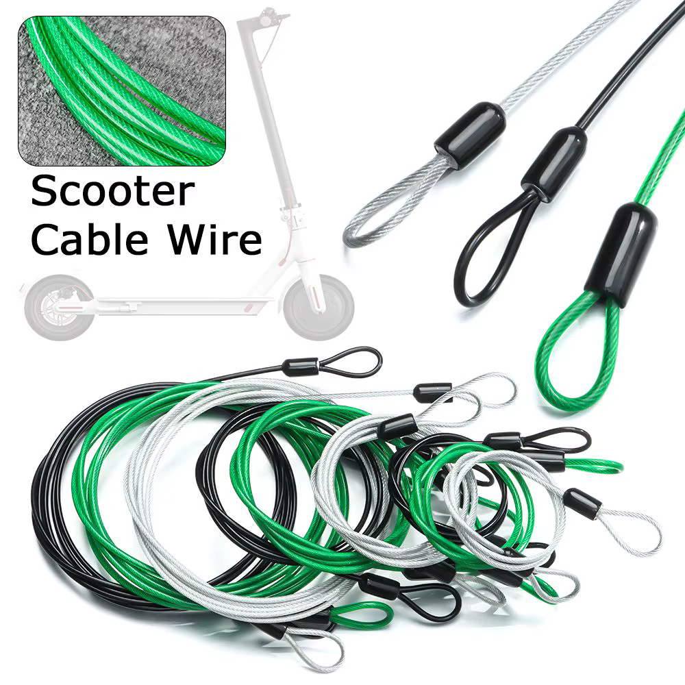 Candado de cable de acero antirrobo para bicicleta de montaña - imagen 2