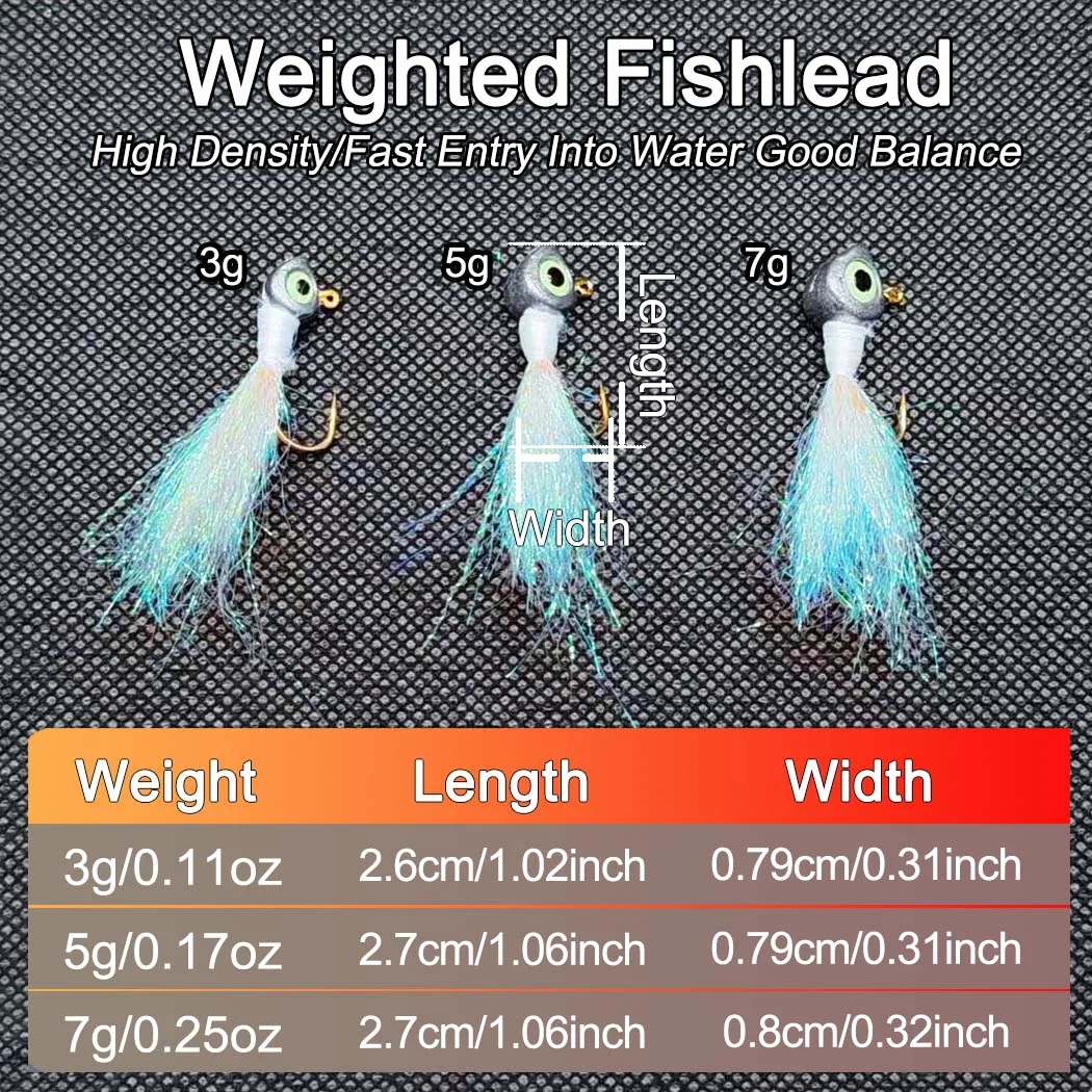 Cebos pesca de hielo Jigging para trucha, anzuelo de plomo antisaliva - imagen 2