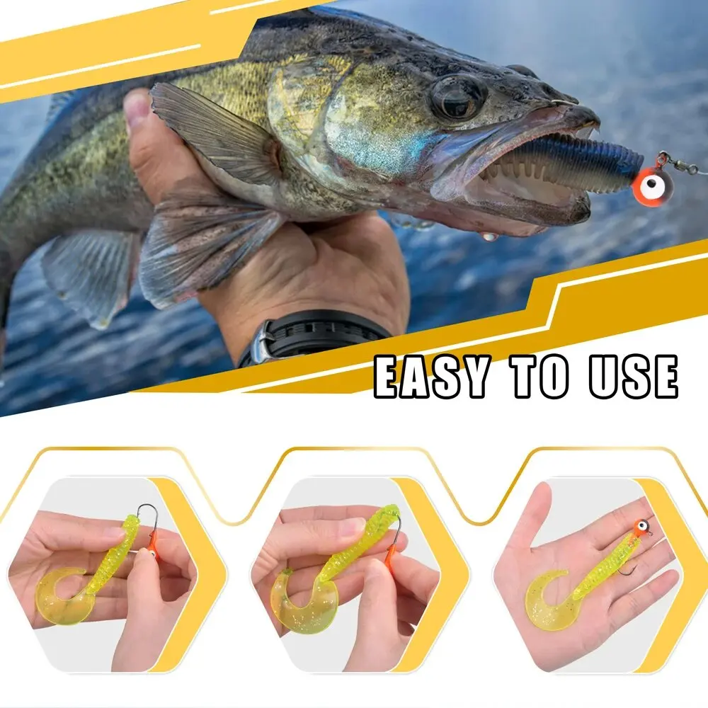 Anzuelo Jig Head Dobles – Plomo round para lubina y trucha - imagen 5