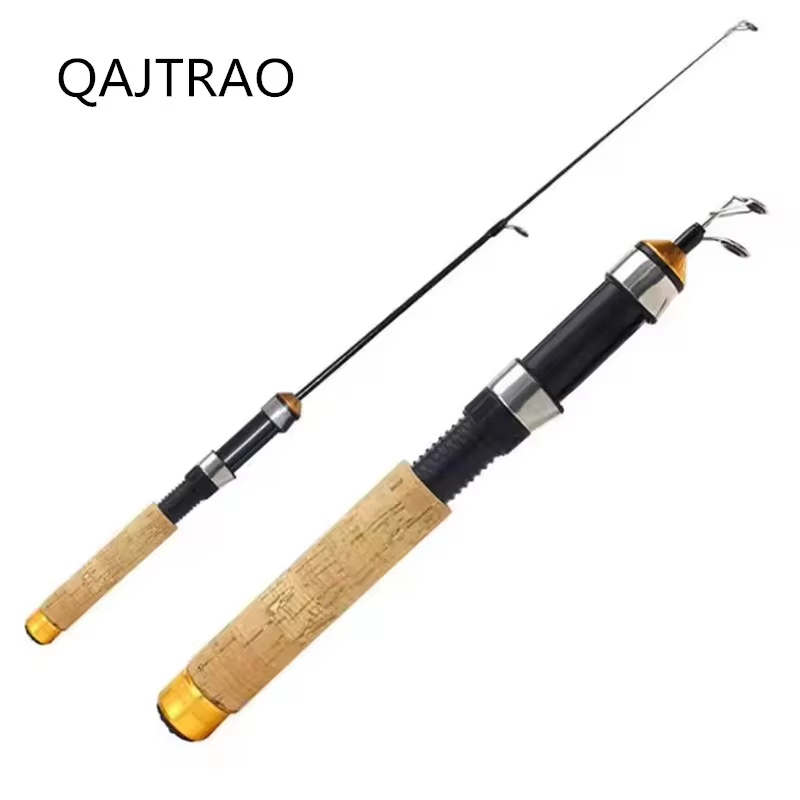 Caña Telescópica Mini para Pesca en Hielo y Exterior 60cm